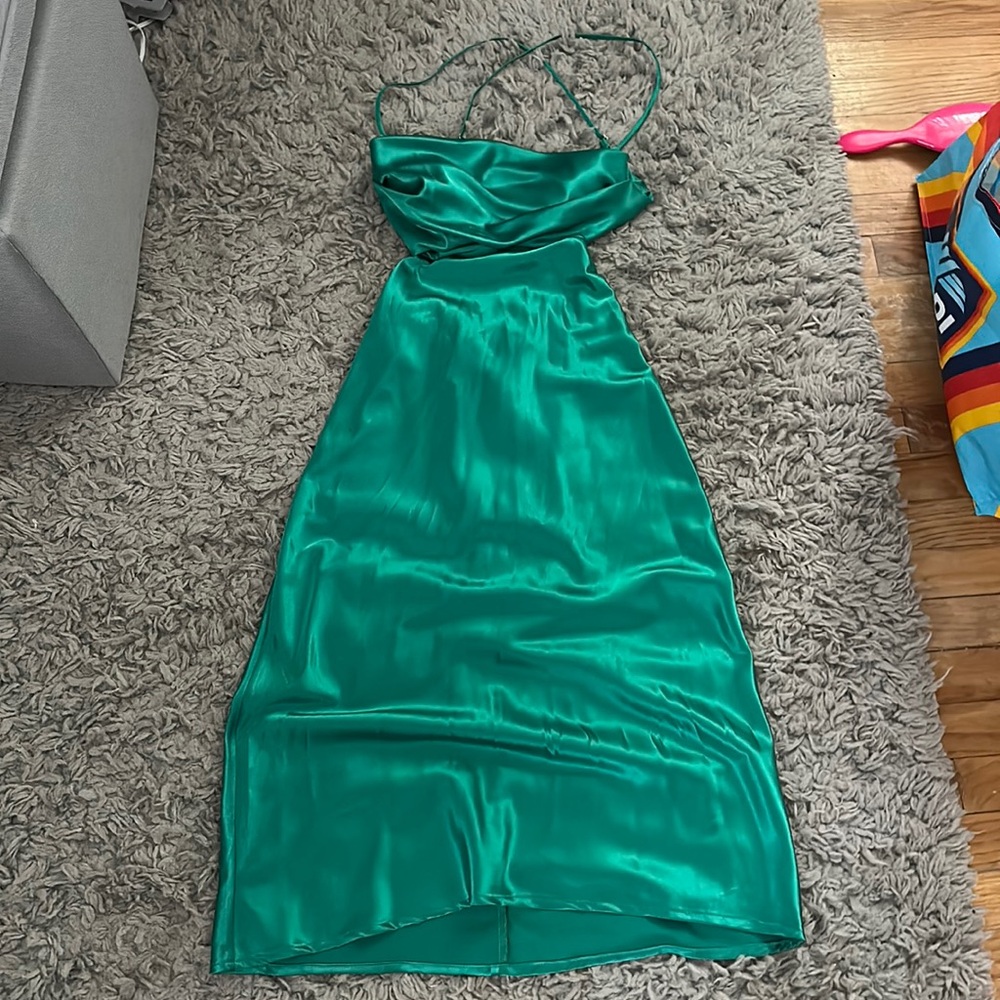 Green Princess Polly midi dress